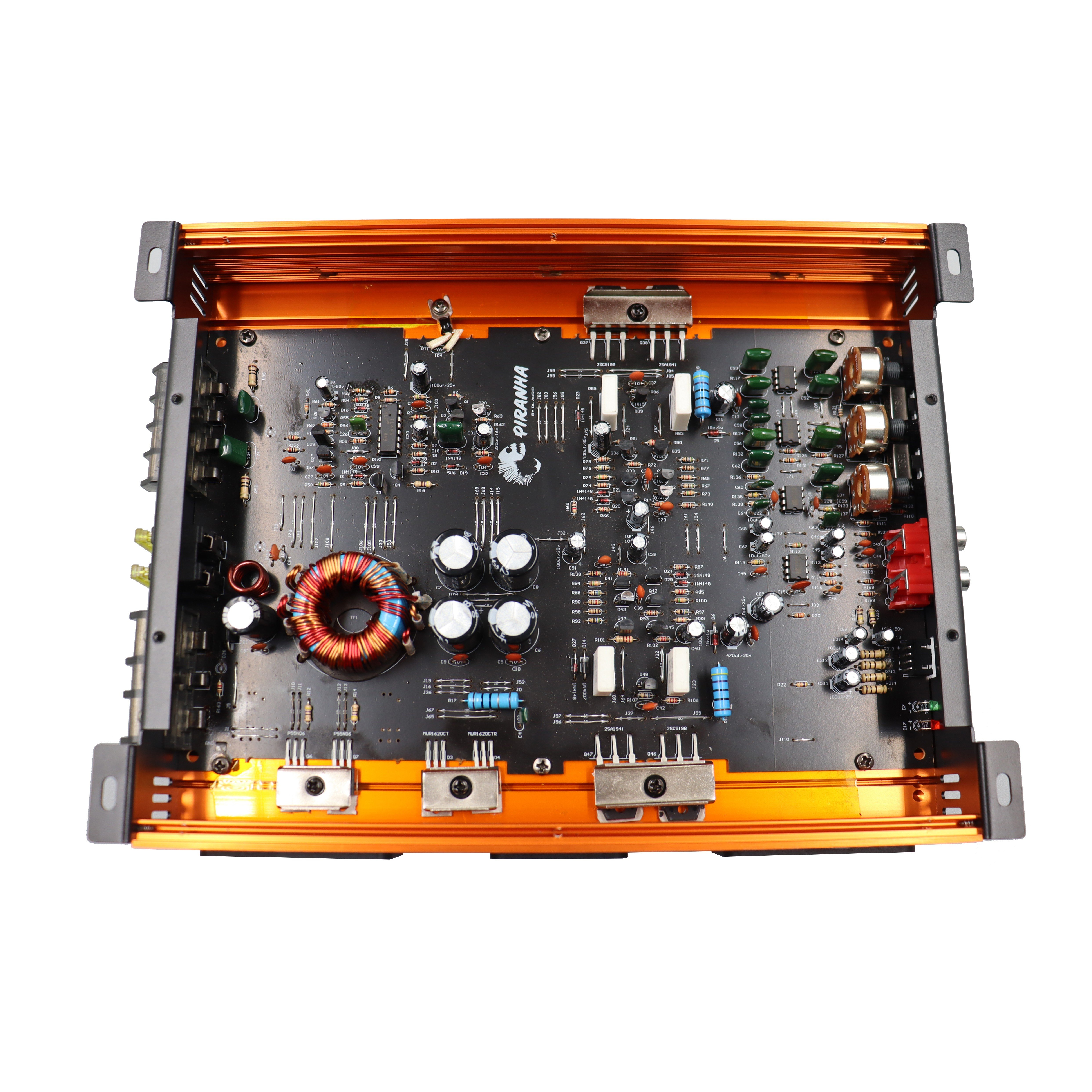 Hot Popular Amplifier Car Audio 4 Channel CLASS AB 0dB-12dB Single PCB Car Audio Subwoofer Amplifier