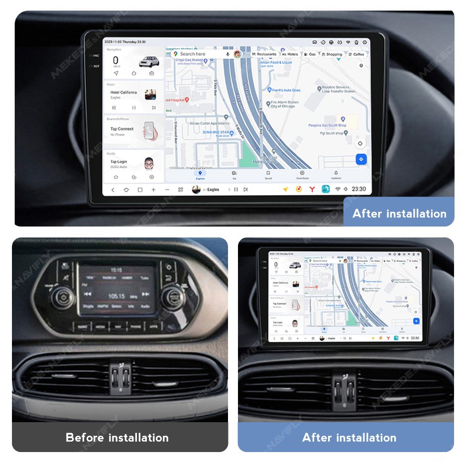 MEKEDE Android Car Stereo Car Audio Car Dvd DUDU 2K Touch Screen 12+512GB System7870 DSP7739 FORFiat Egea 2015-2018