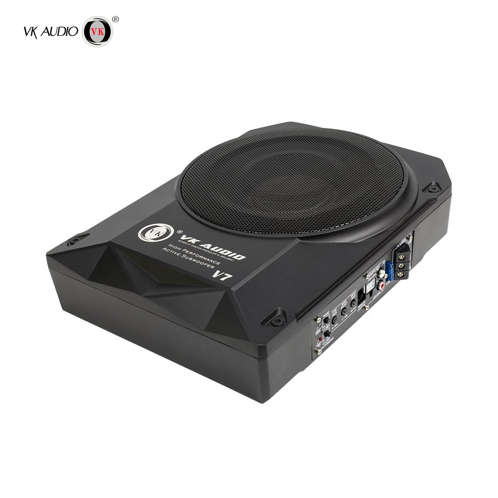 Hot Selling 600W 10-Inch Car Audio Subwoofer Dual Coils Top Rated Flat Amplifier Bass Woofers Speaker Horn Direct Manufacturer