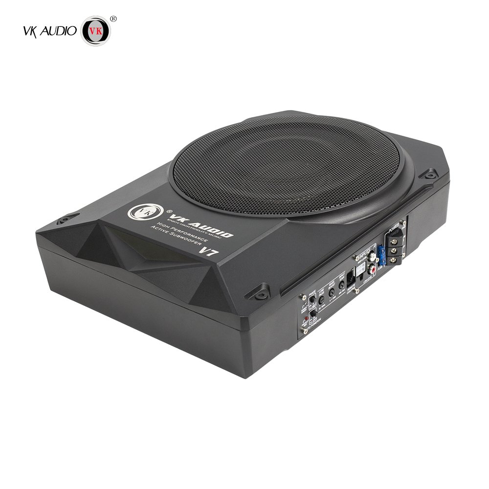 Hot Selling 600W 10-Inch Car Audio Subwoofer Dual Coils Top Rated Flat Amplifier Bass Woofers Speaker Horn Direct Manufacturer