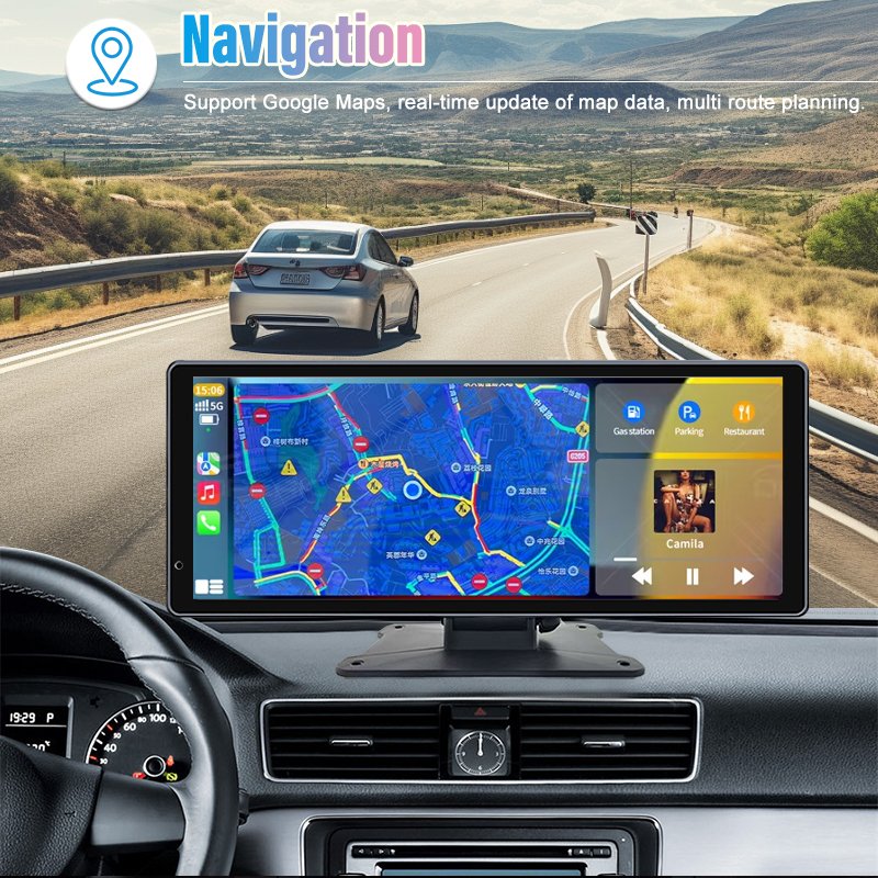 8.1 Inch Portable Wireless Carplay Android Auto Autoradio Car Radio Stereo BT WiFi DVD Player