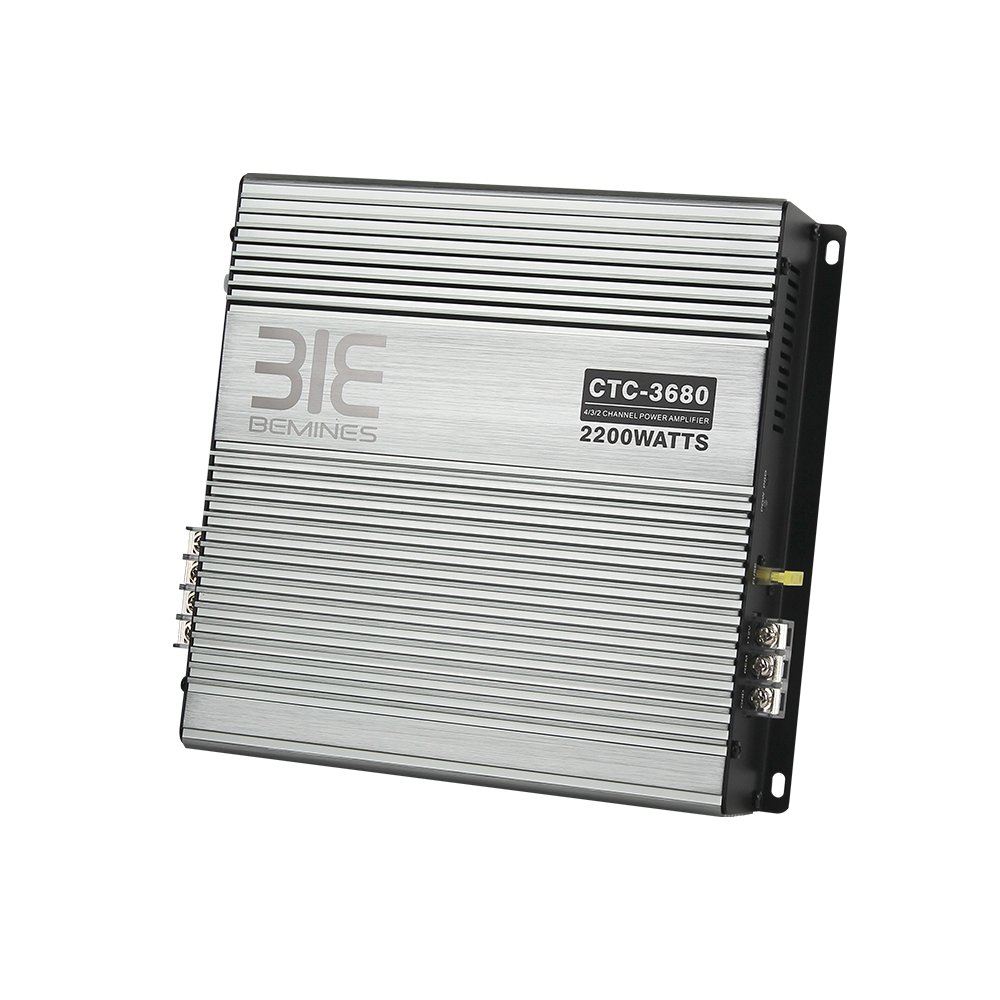 Ready to Ship QMF N-368 Small Size Car Audio Amplifier 2 Channel Car Amp High Quality Big Power Amp
