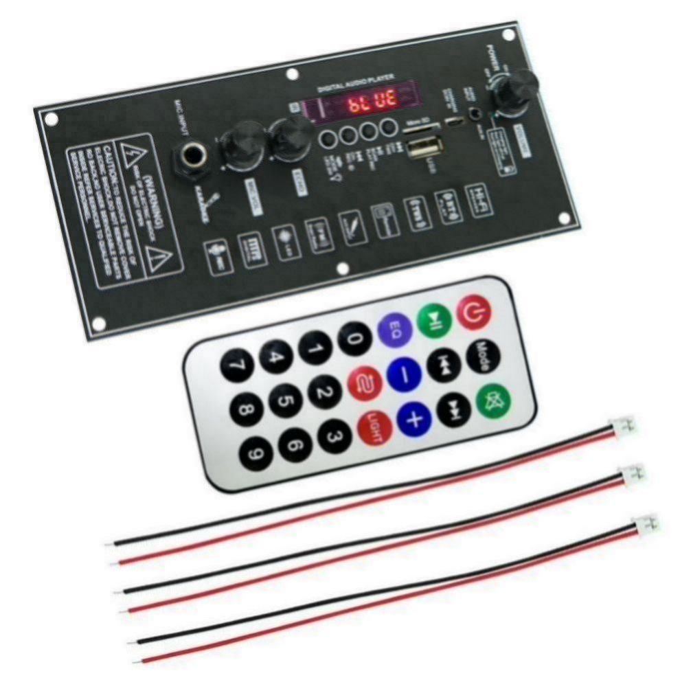Factory Wholesale 3.7V USB FM Music Player Audio Amplifier Board Bluetooth 5.0 MP3 BT Player Board With 2*10w