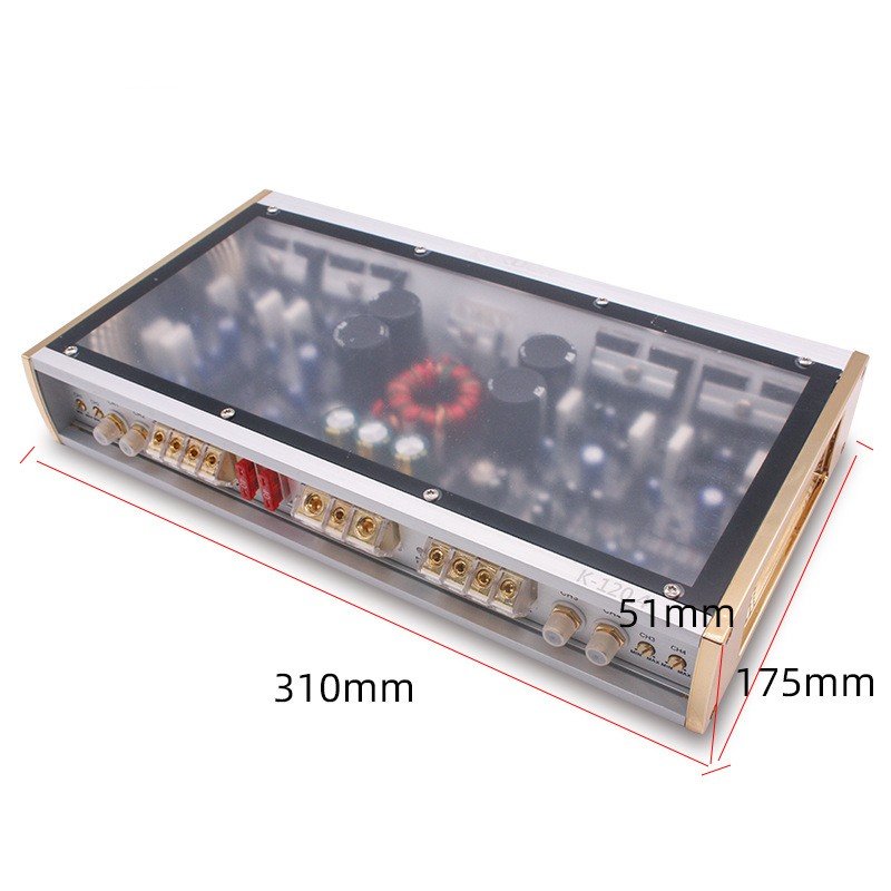 LR AUTO 4 Channel Car Amplifier with bluetooth 2 Channel Car Amplifier for Car