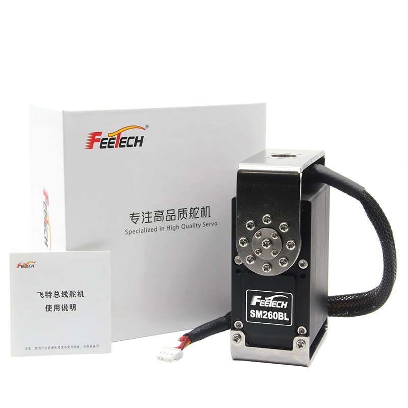 FEETECH SM260BL Ultra High Torque 260KG.cm Brushless Servo Digital Feedback 12V 24V 28V Motor Components for Robots