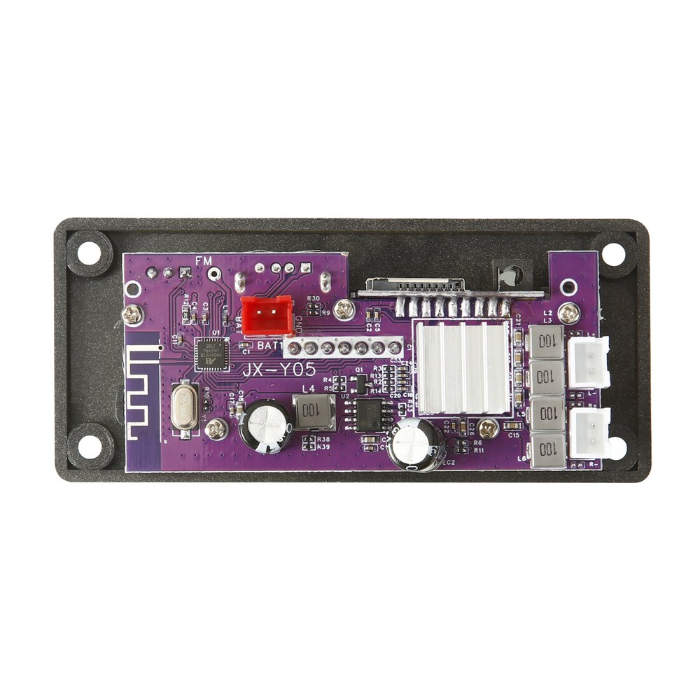 2*50W Amplifier MP3 Decoder Board Wireless DIY Car MP3 Player FM Radio TF USB Record 100W Folder Switching Handsfree Bluetooth