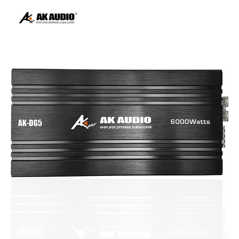 AK-DG5 Professional 1 CH Class D Mono Block 6000W RMS Car Amplifier Range High Power Mono Audio Amplifier,one Channel Amplifier