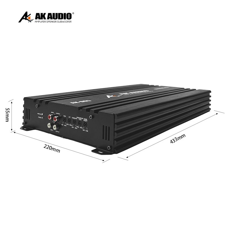 AK-DG5 Professional 1 CH Class D Mono Block 6000W RMS Car Amplifier Range High Power Mono Audio Amplifier,one Channel Amplifier