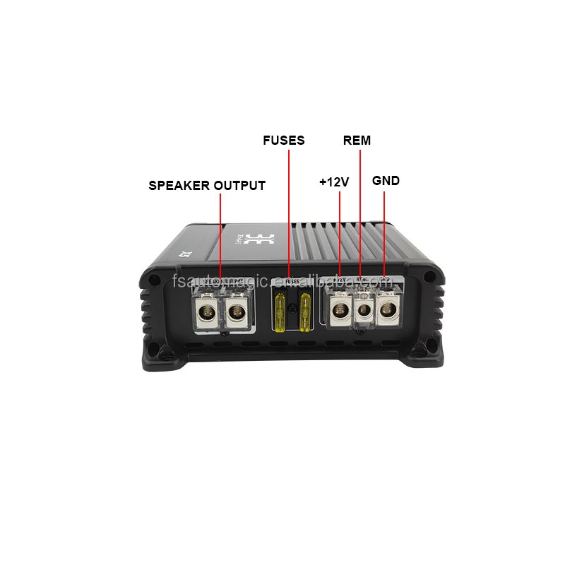 QMF-X5 QMF-X5 12V 2000w 5000W 6000w Professional MONO Channel Class D 10HZ~200HZ Car Amplifier Mono