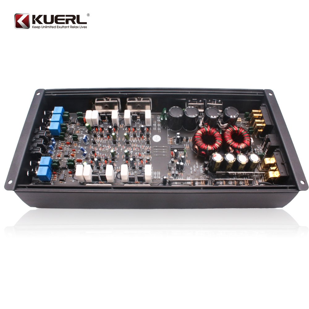 Car Audio Amplifier Modified 12V Four-channel Class AB Amplifier 4*100W High Power Output Audio Amplifier