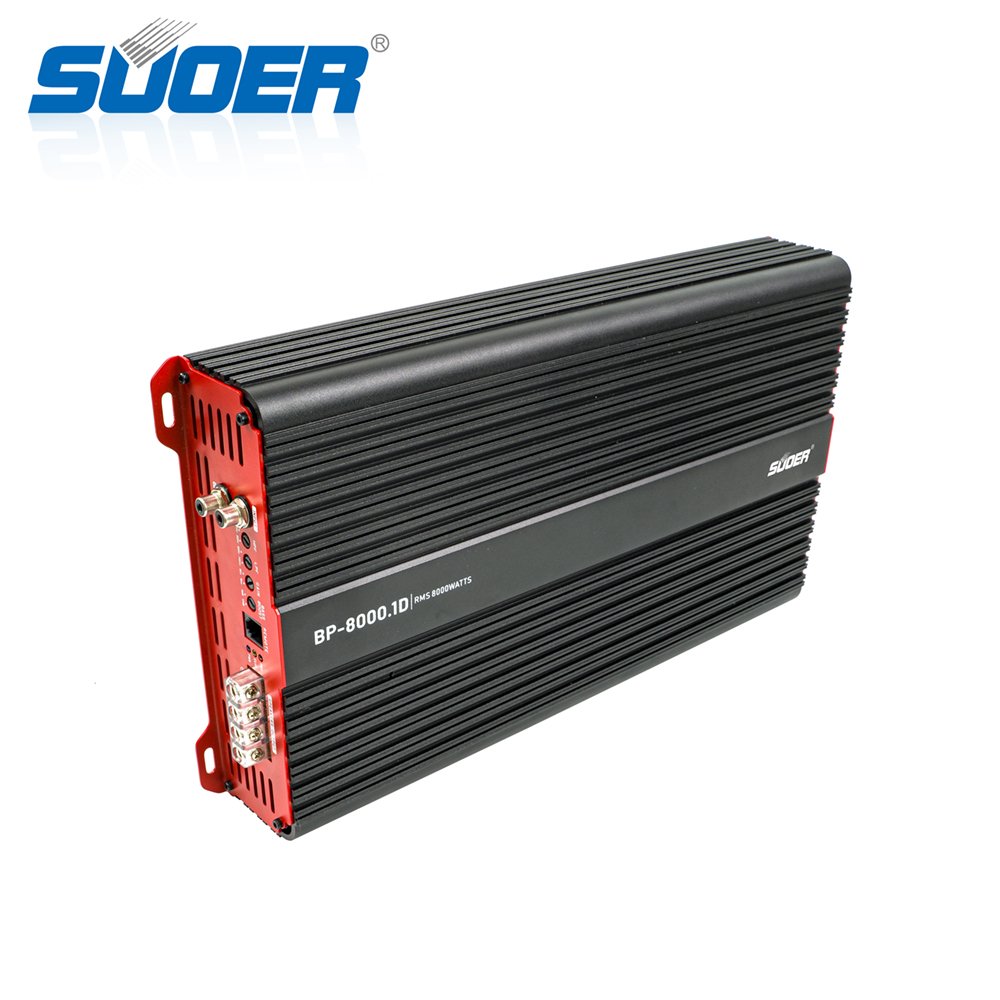 Suoer BP-8000 24000W Monoblock Big Power Rms 8000 Watts Car Amplifier Professional