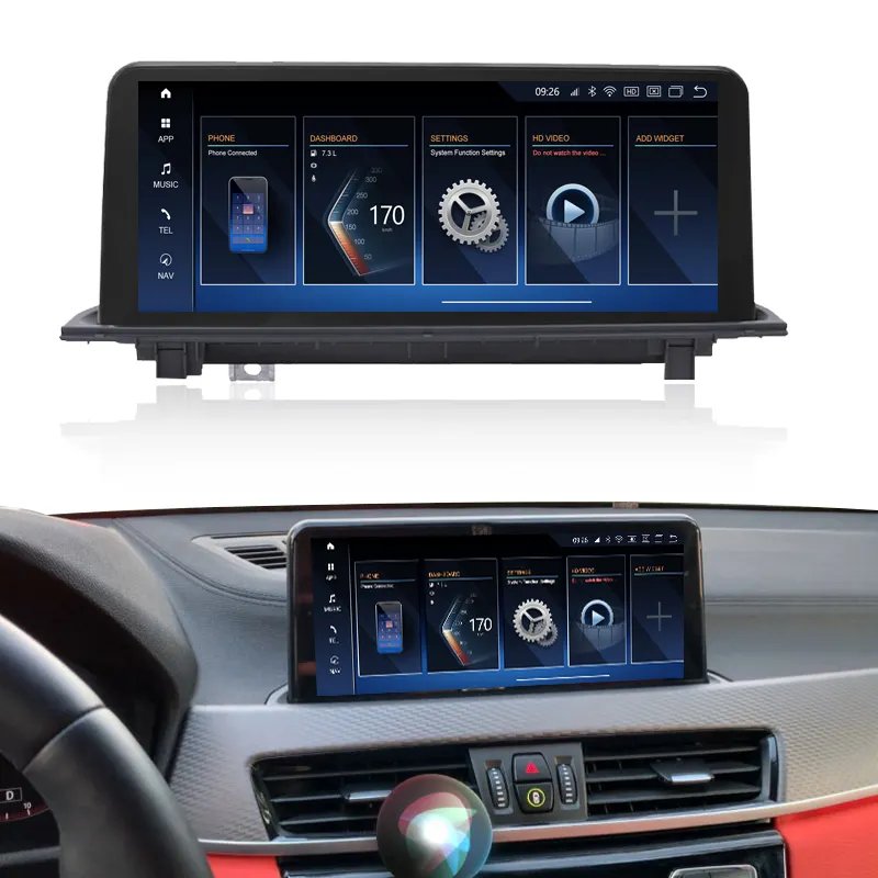1920*720p Android 13 8 Core 10.25'' Touch Screen Built in Carplay Car Radio for BMW X1 F48 Dashboard Display Head Unit