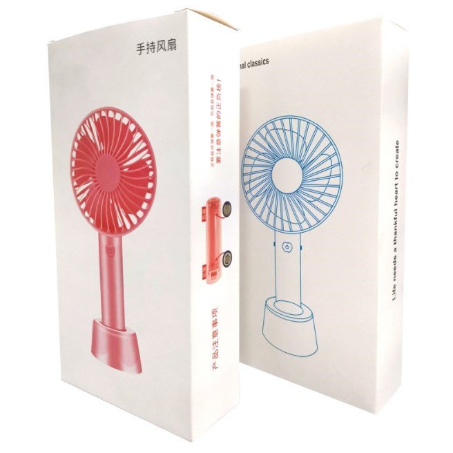 custom white usb Electric fan toy paper box Electronics Packaging Boxes For Headphone Camera Audio Package