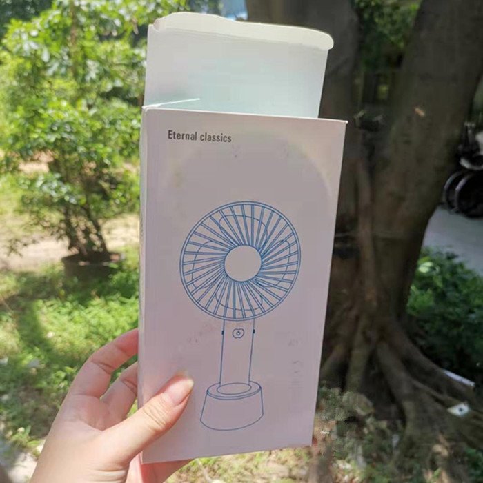 custom white usb Electric fan toy paper box Electronics Packaging Boxes For Headphone Camera Audio Package