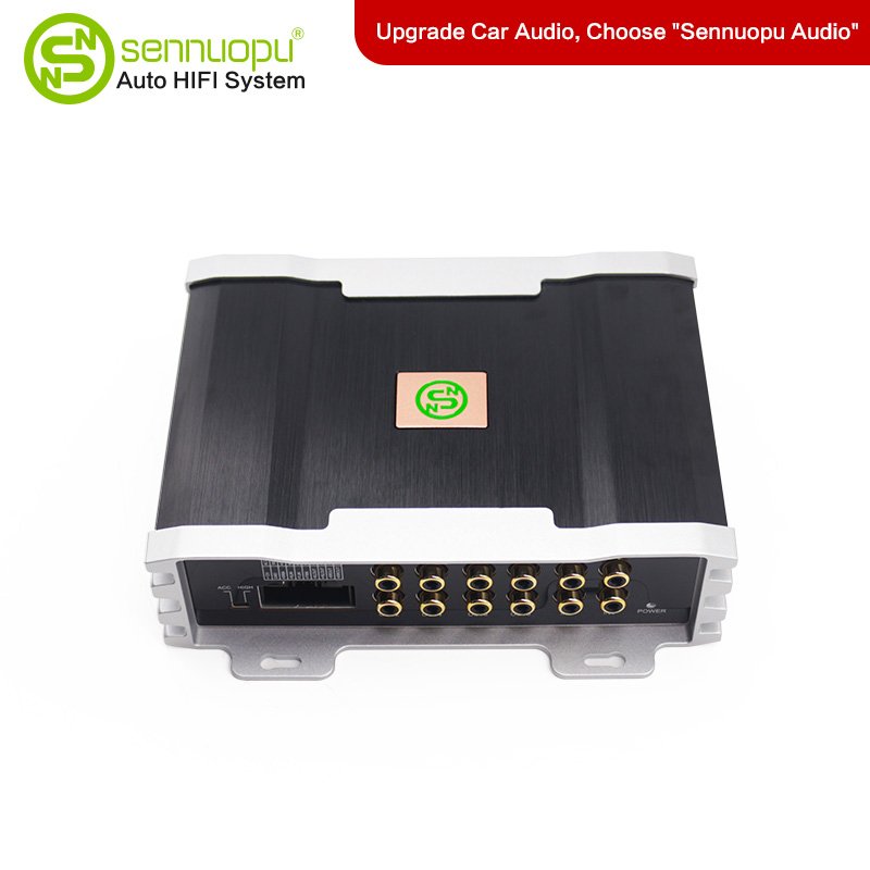 Sennuopu X10B 8-Channel Universal 12V Auto Amplifier 4-Ch Bluetooth DSP Audio Processor Subwoofer Amp AB Class Made 2 Aluminium