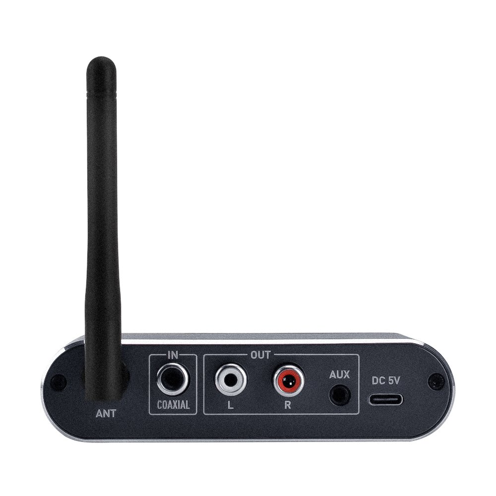GTMEDIA A1 Wireless DAC Converter Bluetooth 5.2 Chip Receiver Audio Coaxial to R/L 3.5mm Aux Adapter