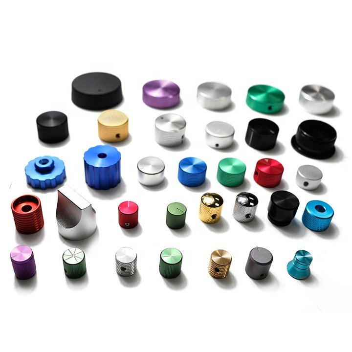 Metal Solid Knob Power Amplifier Audio Aluminum Alloy Potentiometer Knob
