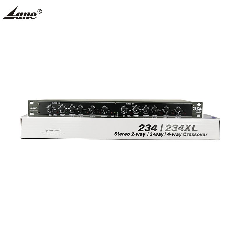 Lane C-234XL Dsp Active Dj Car Amplifier Board Adjustable Subwoofer 4 Way Digital Audio Dj Speaker Active Machine Crossover