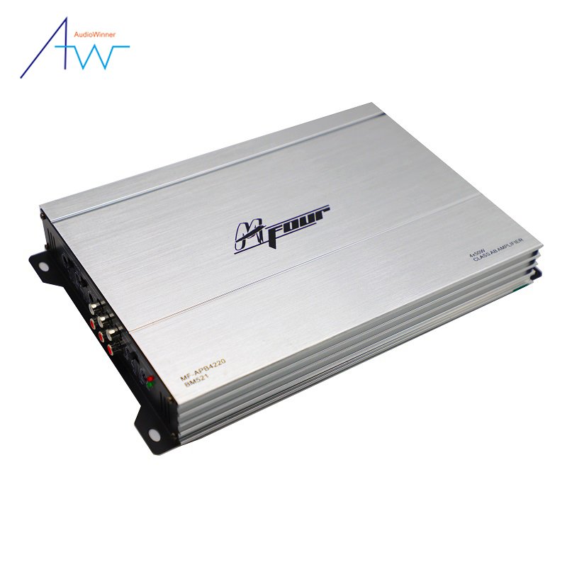 High Performance 12v Sound Digital Quality Class ab 50 Watt 4 Channel Audio Mini Four Channel Audio Car Amplifier