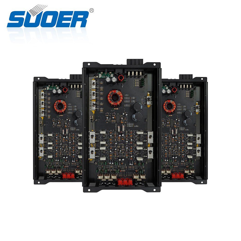 Suoer AR-480-B 1000W 4 Channel Class AB Channel Car Amplifier Music Amp