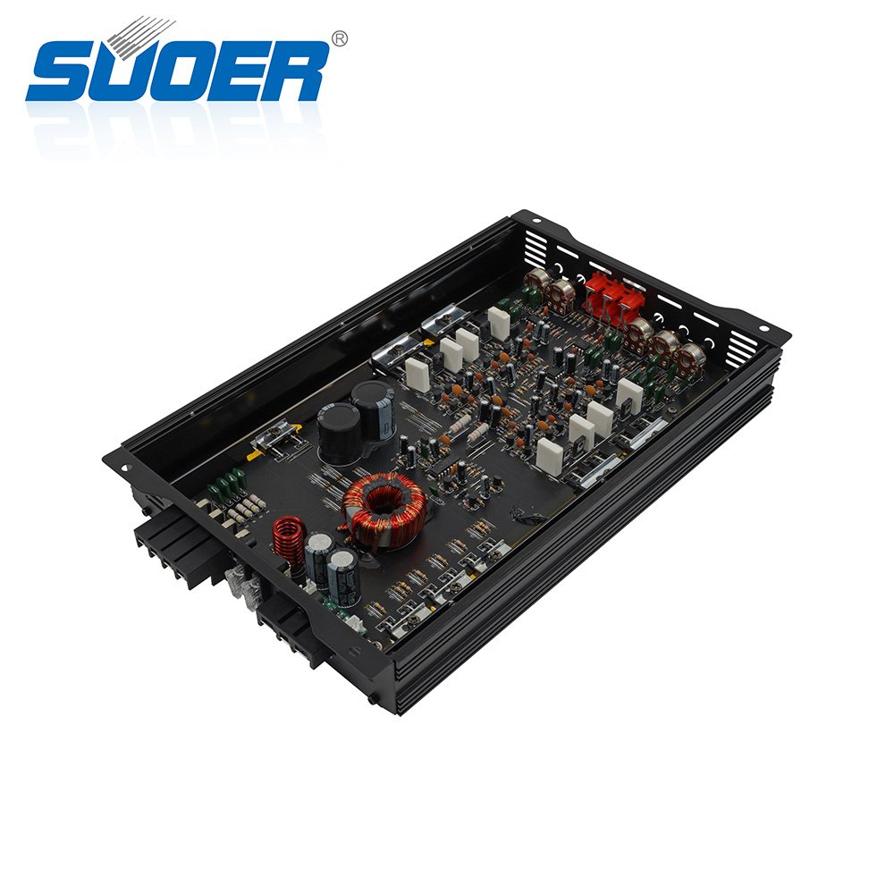 Suoer AR-480-B 1000W 4 Channel Class AB Channel Car Amplifier Music Amp
