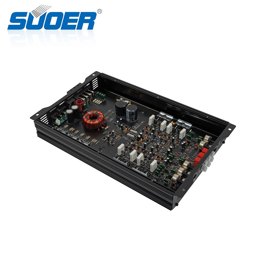 Suoer AR-480-B 1000W 4 Channel Class AB Channel Car Amplifier Music Amp