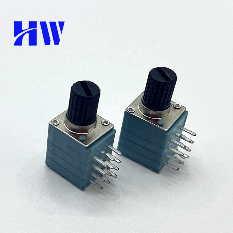 RV0971G4 9mm 12 pin rotary potentiometer b100 b200 b504 potentiometer for amplifier stereo