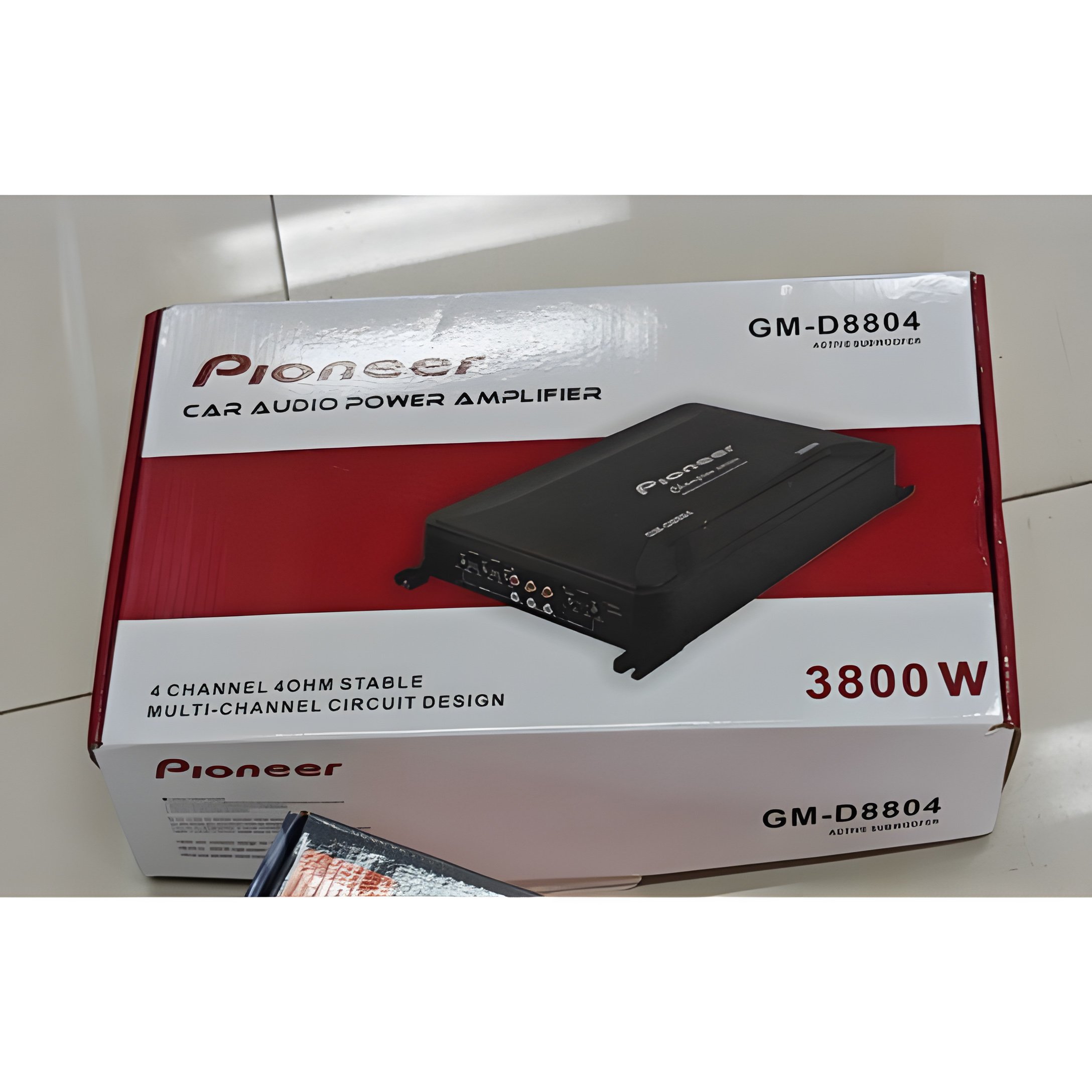 Sengerwire Professional Pionner GM-D8804 4 Channel OPG Power Amplifier 3800w Switch Class Td Power Car Audio Amplifier