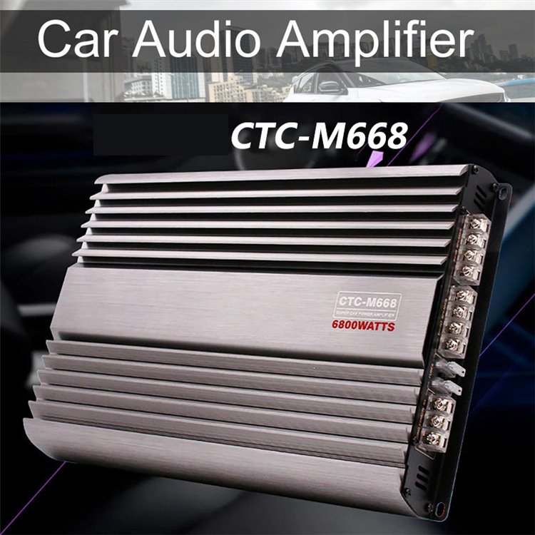 New Modle 4 Channel Amplifier Car Audio 12V Class AB Car Amplifier Oem (CTC-M668 )