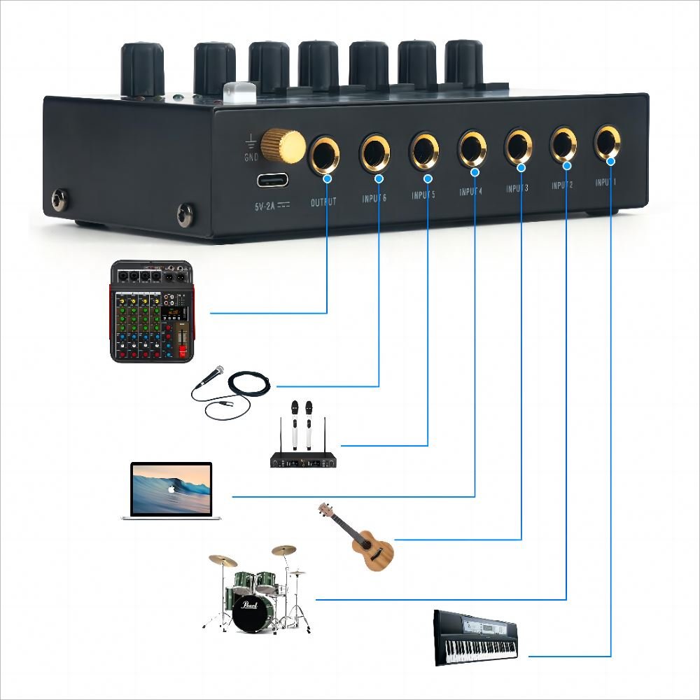 Professional Dj Mixer Audio With CE Certificate