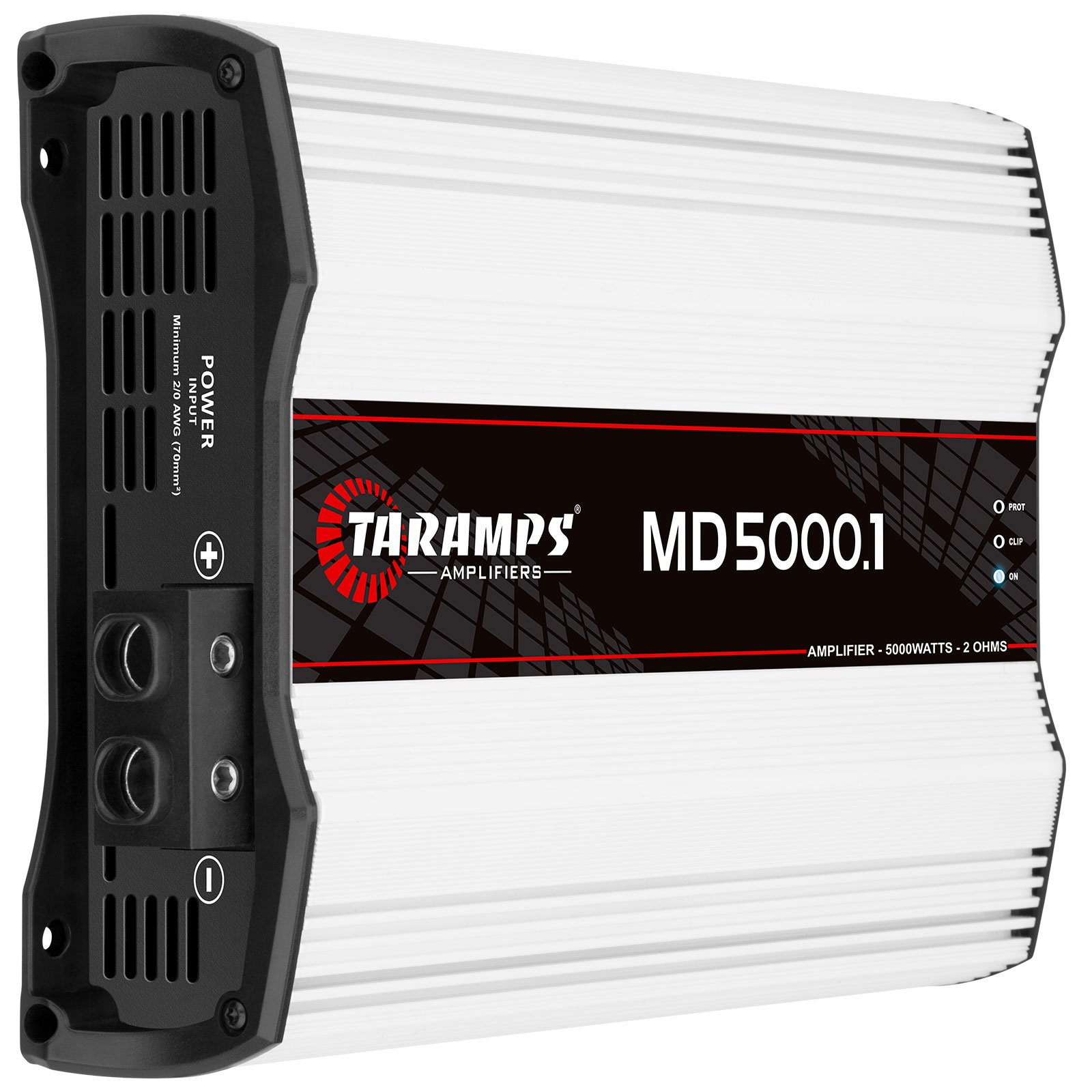 Taramps MD 5000.1 Amplifier Digital 2 Ohms 5000 Watts RMS Car Audio Monoblock LED Monitor Indicator Great for Subwoofer MD 5k