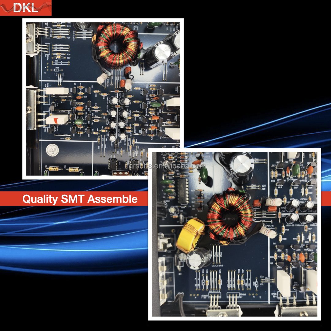 Sound Quality Car Stereo Car Subwoofer Amplifier 2 Channels Peak 3800W Full Range Car Amplifier Class AB