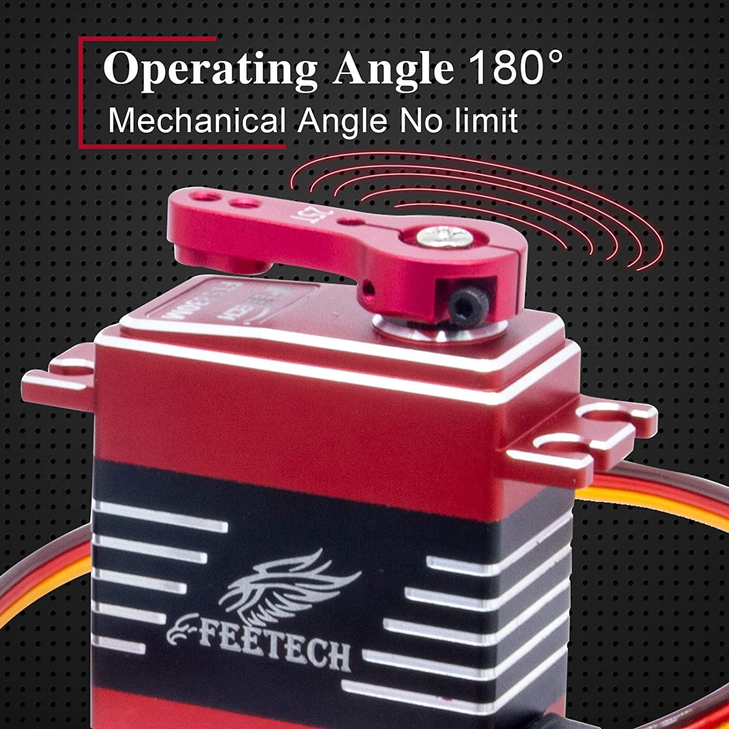 All Metal 35KG High Torque HV Servo Gasoline Engine Turbojet Drone RC Plane & Robot Arm Motors Steel Aluminum Metal Models 3PCS
