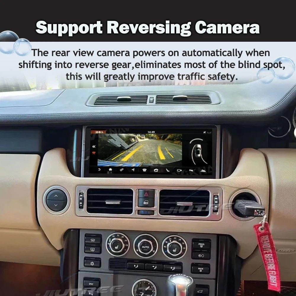 Android System 8 Core Car Radio for Land Rover Range Rover Vogue L322 V8 2002-2012 10.25" Multimedia Player Car Audio Carplay