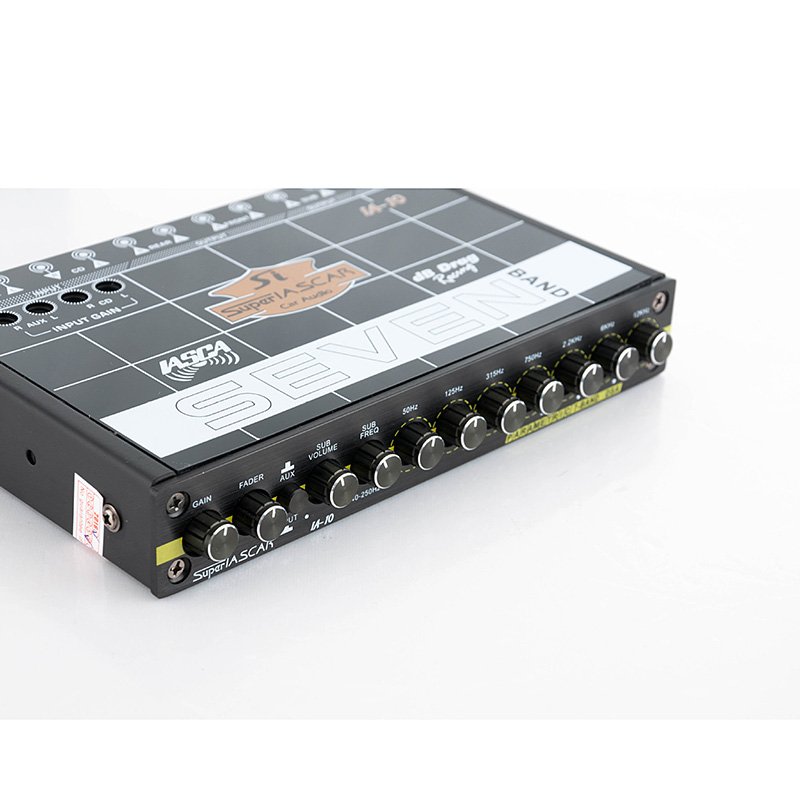 Car Audio Equalizer Fever Level Audio Car Audio Car Equalizer EQ7 Section Equalizer Accessories