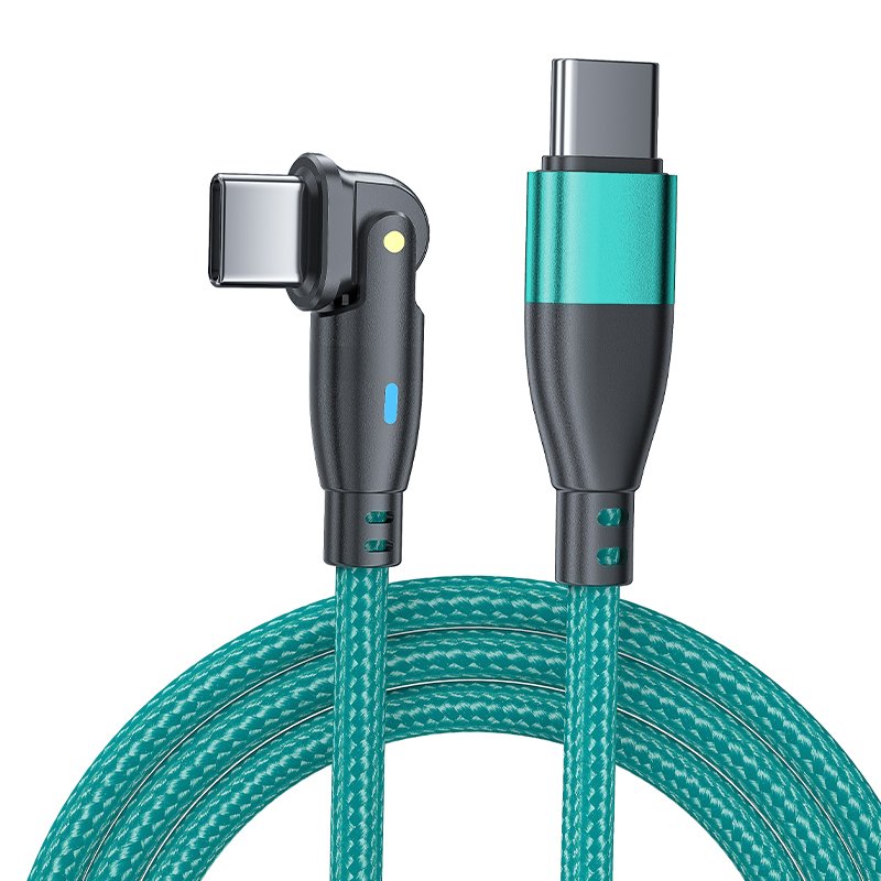 1m 3.3ft 60w 3a 180 degree Rotation Pd Fast Charging Usb Type C To Usb Type C Cable For Ipad Phone Tablet