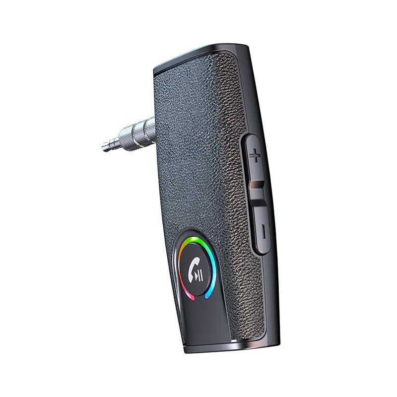 New 2-in-1 Wireless Bluetooth 5.3 Transmitter and Receiver 3.5mm Auxiliary Audio Car Adapter Durable Plastic Material