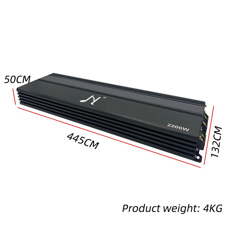 Big Power Good Price 2200W 1 Channel Class D 12V Sound Amplifier Mono Block Car Audio Amplifier