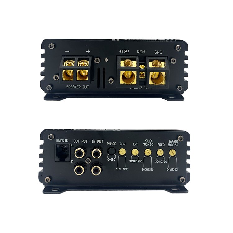 Big Power Good Price 2200W 1 Channel Class D 12V Sound Amplifier Mono Block Car Audio Amplifier