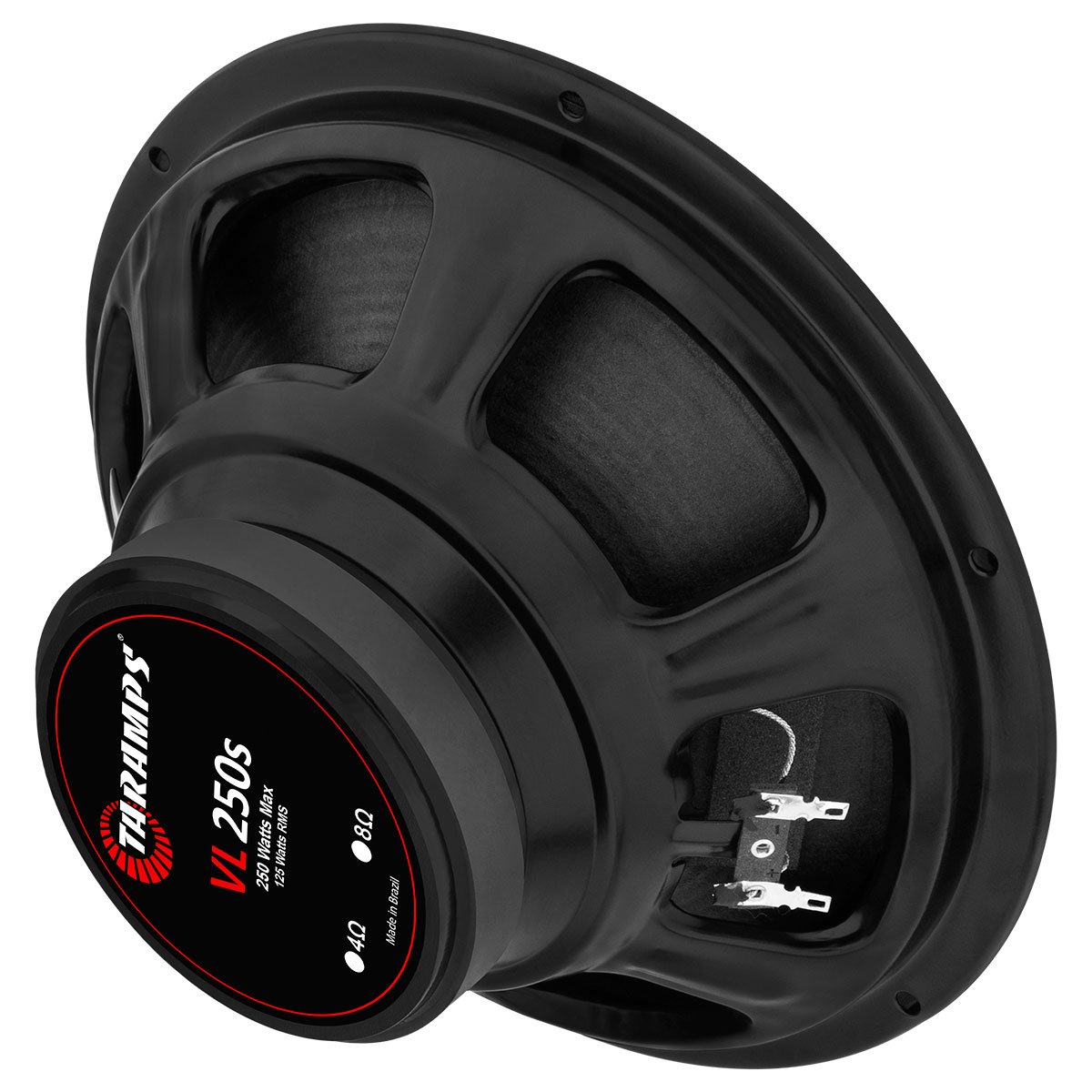 Taramps Loudspeaker 10" VL 250S 4 or 8 Ohms 125 Watts Rms 250W Max Speaker 10 Inches Sound Ideal for Cars and Guitar Amplifiers