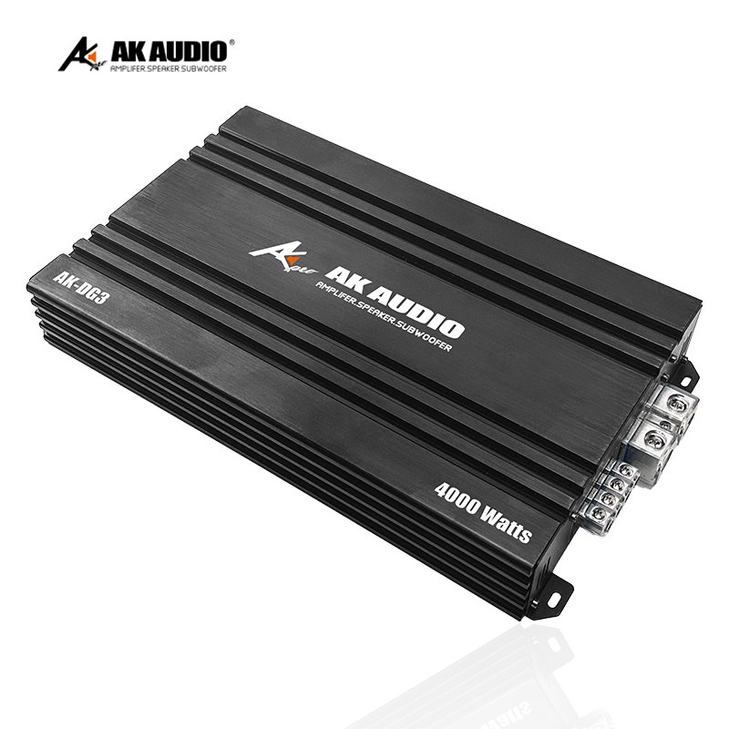 AK-DG3 Professional 1 CH Class D Mono Block 4000W RMS Car Amplifier Range High Power Mono Audio Amplifier,one Channel Amplifier