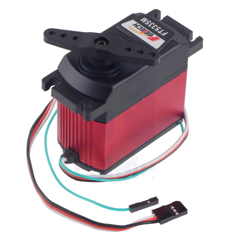 FEETECH 15KG High-Torque Servo FS5115M Digital RC Servo Motor Parts for Airplanes Cars 1501MG Similar Power HD Servo Steel Gears