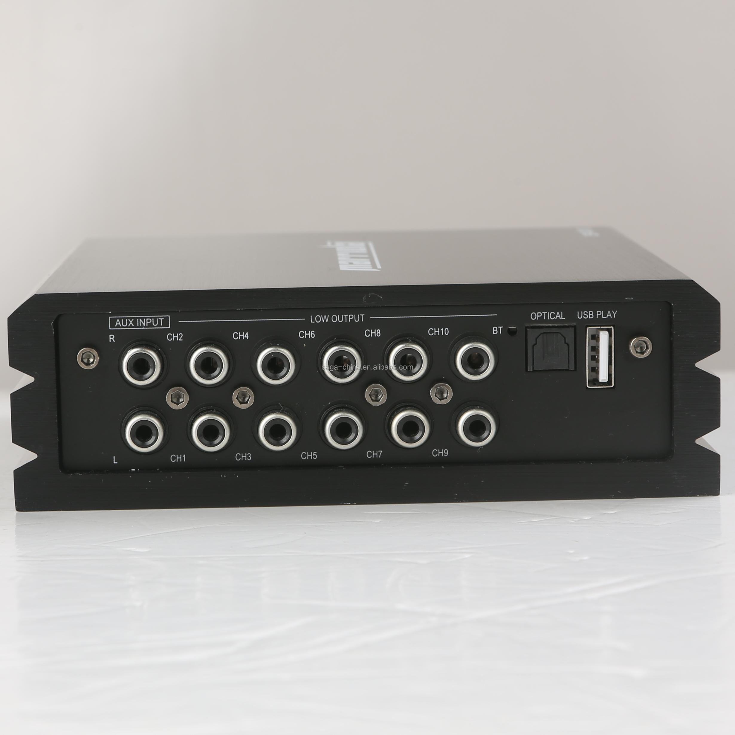 Marriola 8channels High Quality DSP Car Powerful Amplifier 8*40w RMS REAL POWER 8channels DSP-AP10