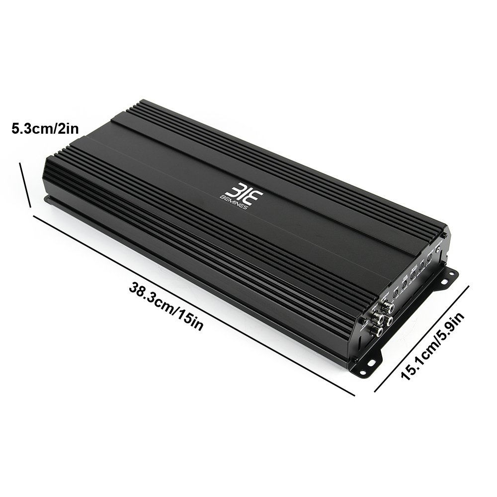 1500W Class D Monoblock Big Power Car Power Amplifier 12V Car Subwoofer Audio