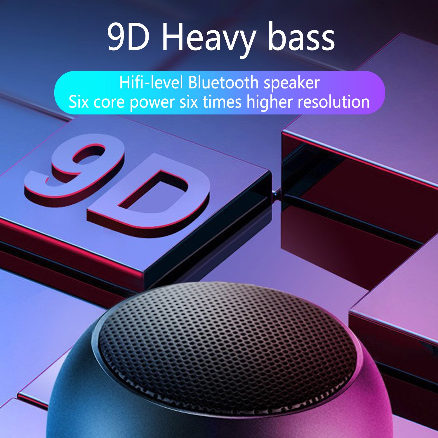 Factory Direct Portable Mini Speaker Tiny Wireless Bluetooth Speaker TWS Pairing Sound Box for Hiking Room Bike Car