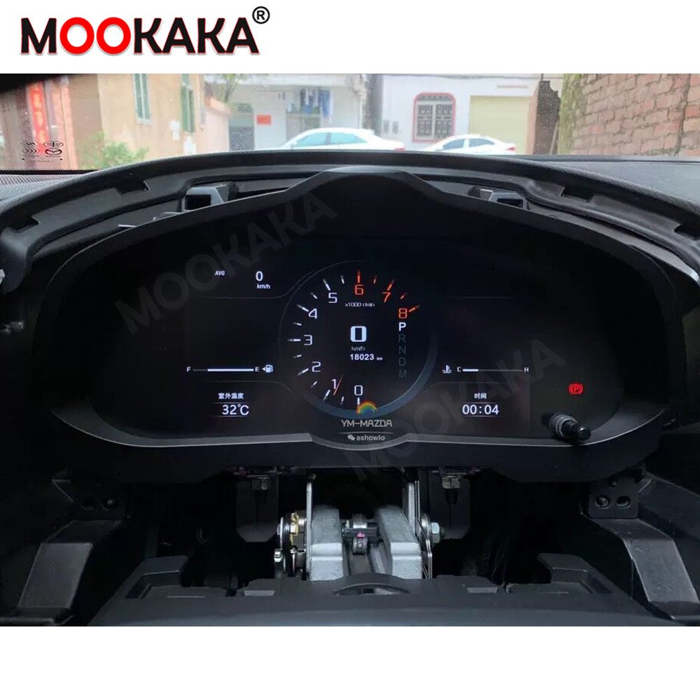 Hot Sale Car Dashboard Instrument Digital Cluster for Mazda 3 2013-2021 GPS Navigation Speed Meter Screen Head Unit