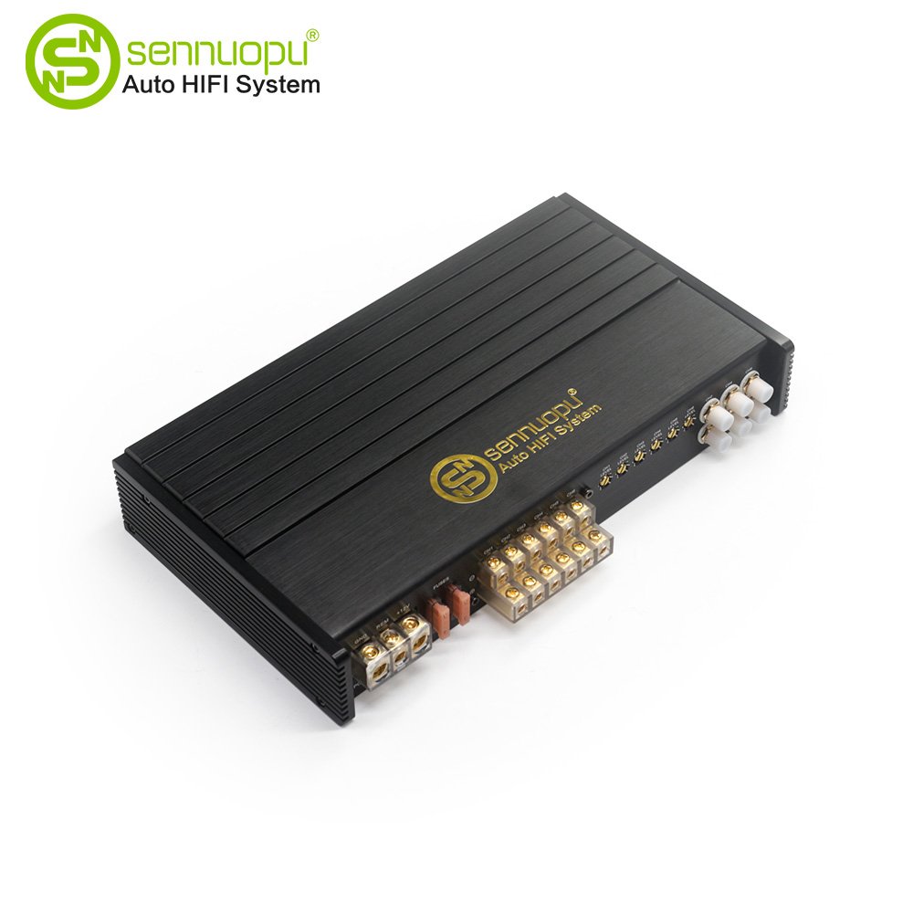 Sennuopu HQ-200.6A Car 4-channel Class AB Monoblock Amplifier Aluminium Universal Class D Car Sound Quality Mono Amplifier 100db