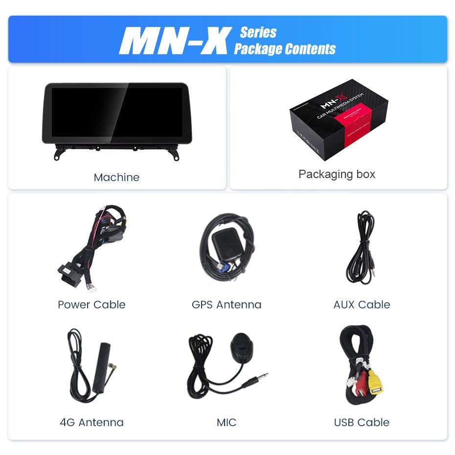 MEKEDE MNX 12.3 Android 14 8core 1920*720 Resolution Built-in BT Car-play for BMW X3 F25 2011-2014 Car Video Radio Player