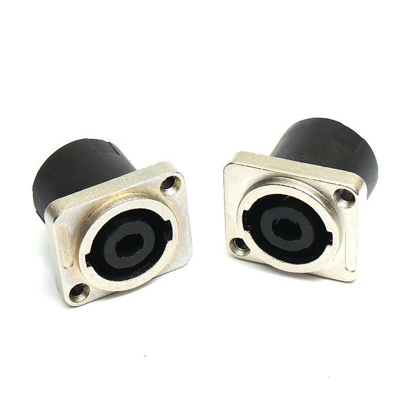 OEM Free Sample Professional stage speaker Cannon adapter PA6/Zinc Alloy Shell cannon head audio amplifier metal socket