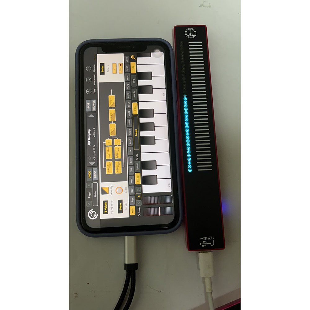 PACKBOXPRICE USB MIDI Sliding Touch Music Controller VMETER System Volume Controller